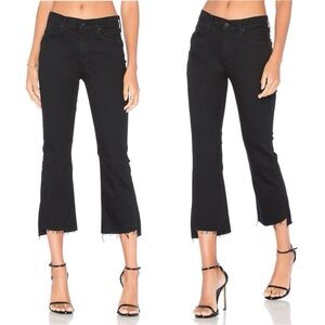 NWT MOTHER Insider Crop Step Fray Jeans in Not Guilty Size 28